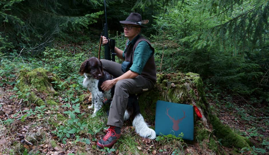 heatme classic Akku Heizkissen Jagd Jäger Hund