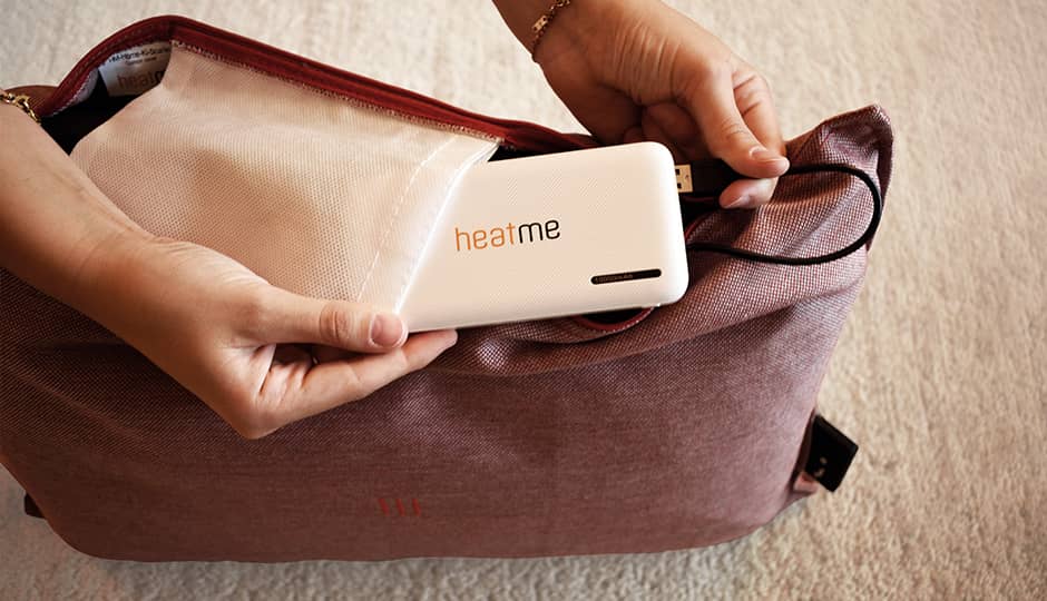 heatme Akku Heizkissen Zubehör Powerbank Handhabung Handling