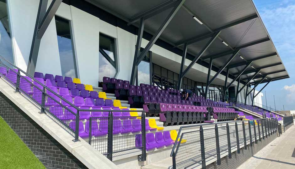 heatme Heizkissen Heizlösung Wärme Sport Sitz individuell Sonderanfertigung Fußball Stadion